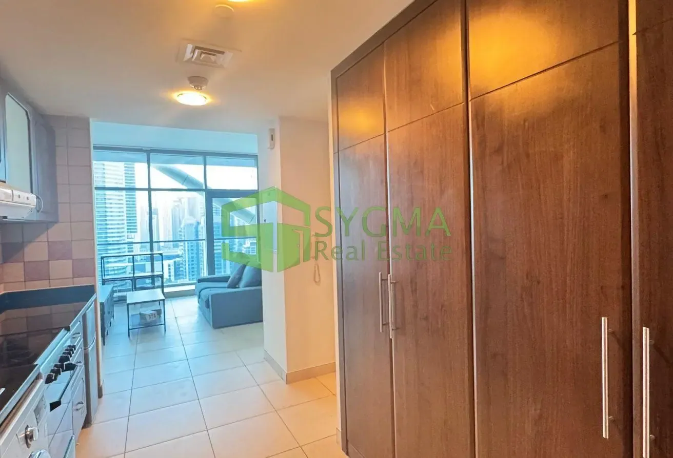 Furnished Studio  | Balcony | Marina View