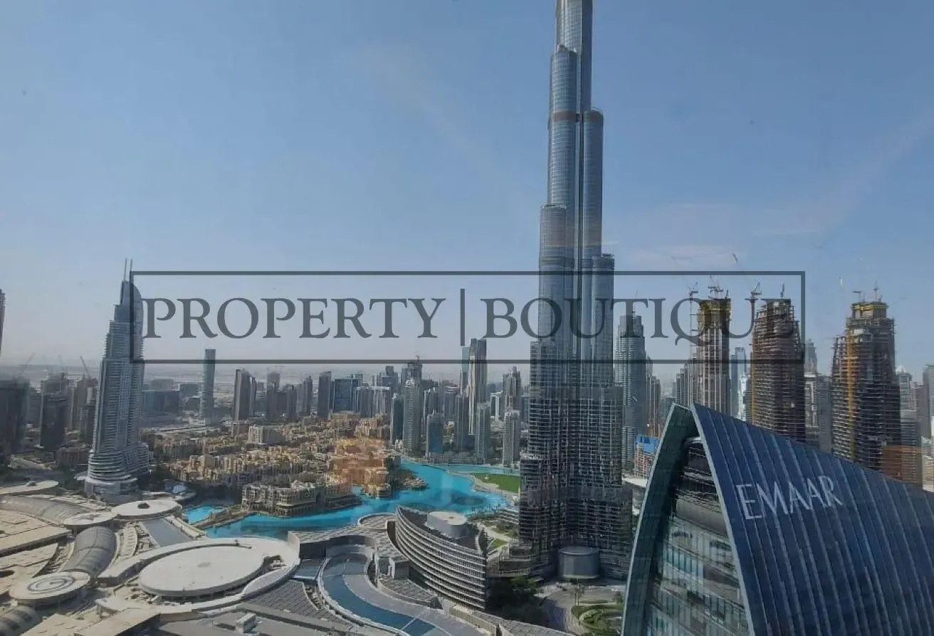 Full Burj and Fountain view | High Floor | Vacant