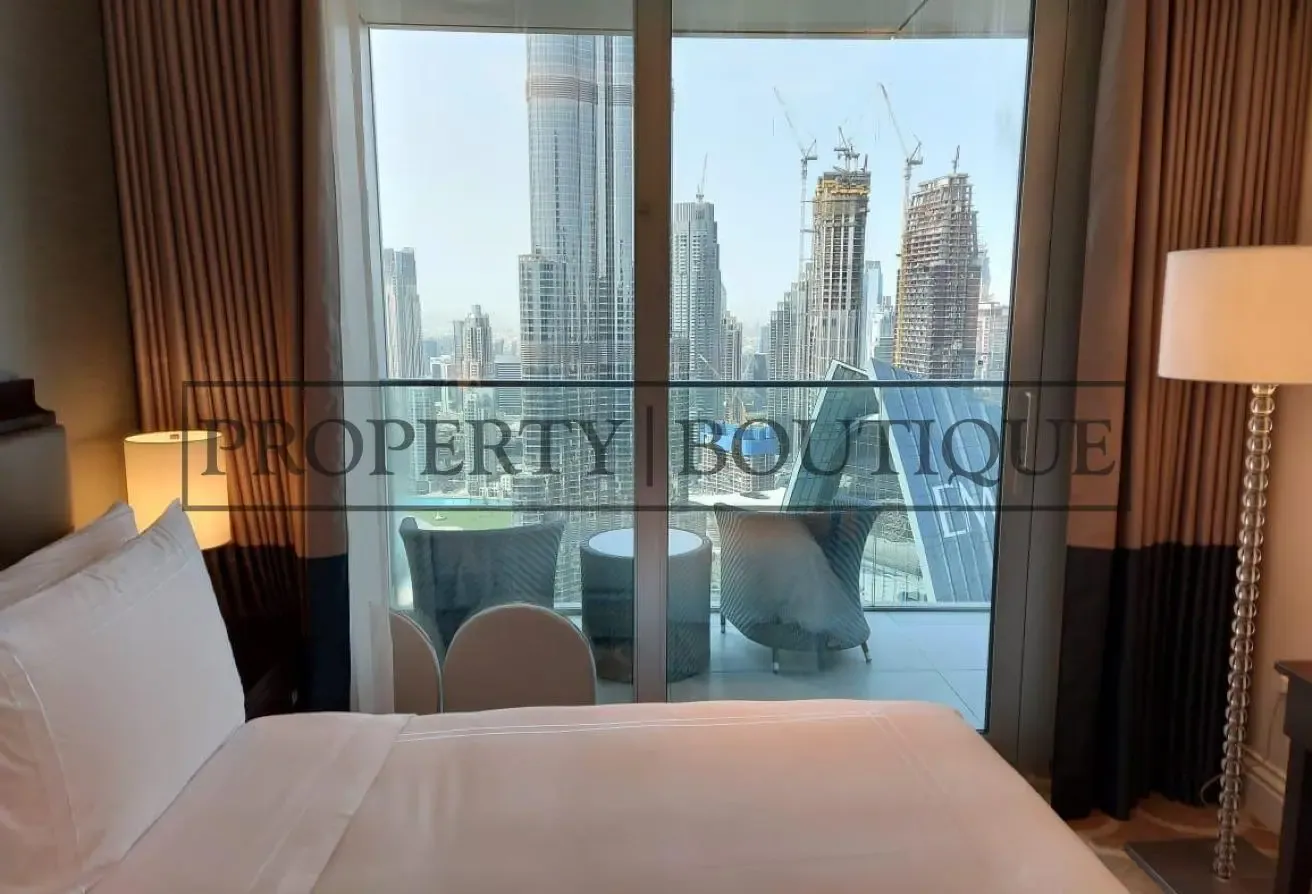 Full Burj and Fountain view | High Floor | Vacant