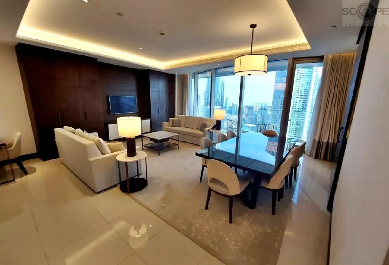 Burj Khalifa View | 3BR Apt | Bills Included