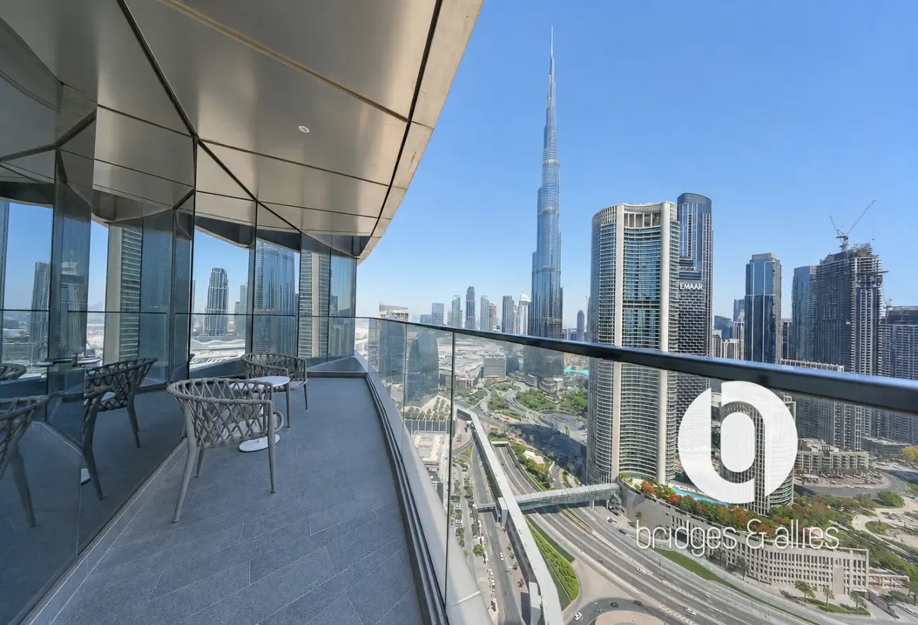 LUXURY LIVING | FULL BURJ KHALIFA VIEW |HIGH FLOOR