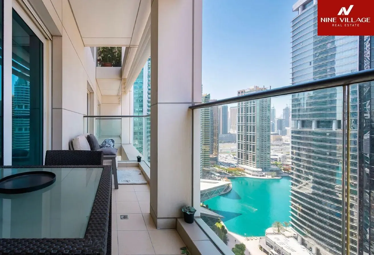 Furnished 1BR Apartment | Lake View - Balcony