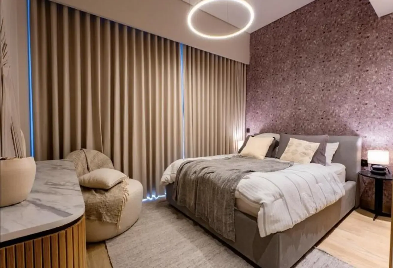 Modern studio | Sky Gate Tower | Views of the pool