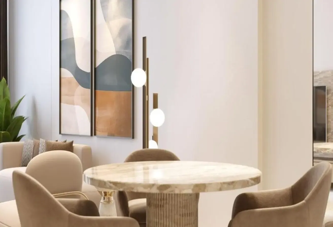Modern studio | Sky Gate Tower | Views of the pool