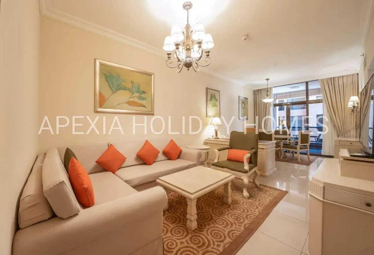 Skyline View 2BR | Private Balcony | Fully Service