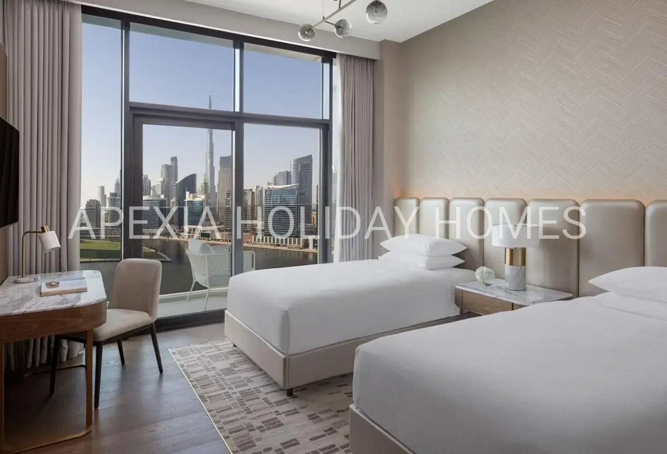 2 Bedroom Residence | Burj Khalifa & Canal View