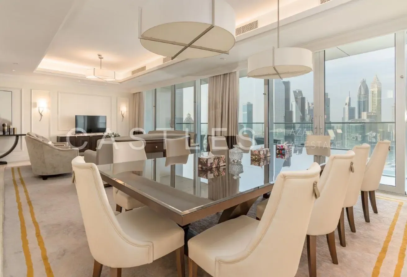 High-Floor 4BR Penthouse | Furnished | Zabeel View