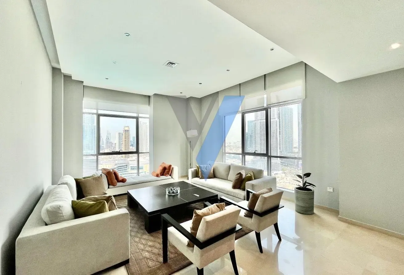 Elegant | Furnished | View of Burj and Fountain.!
