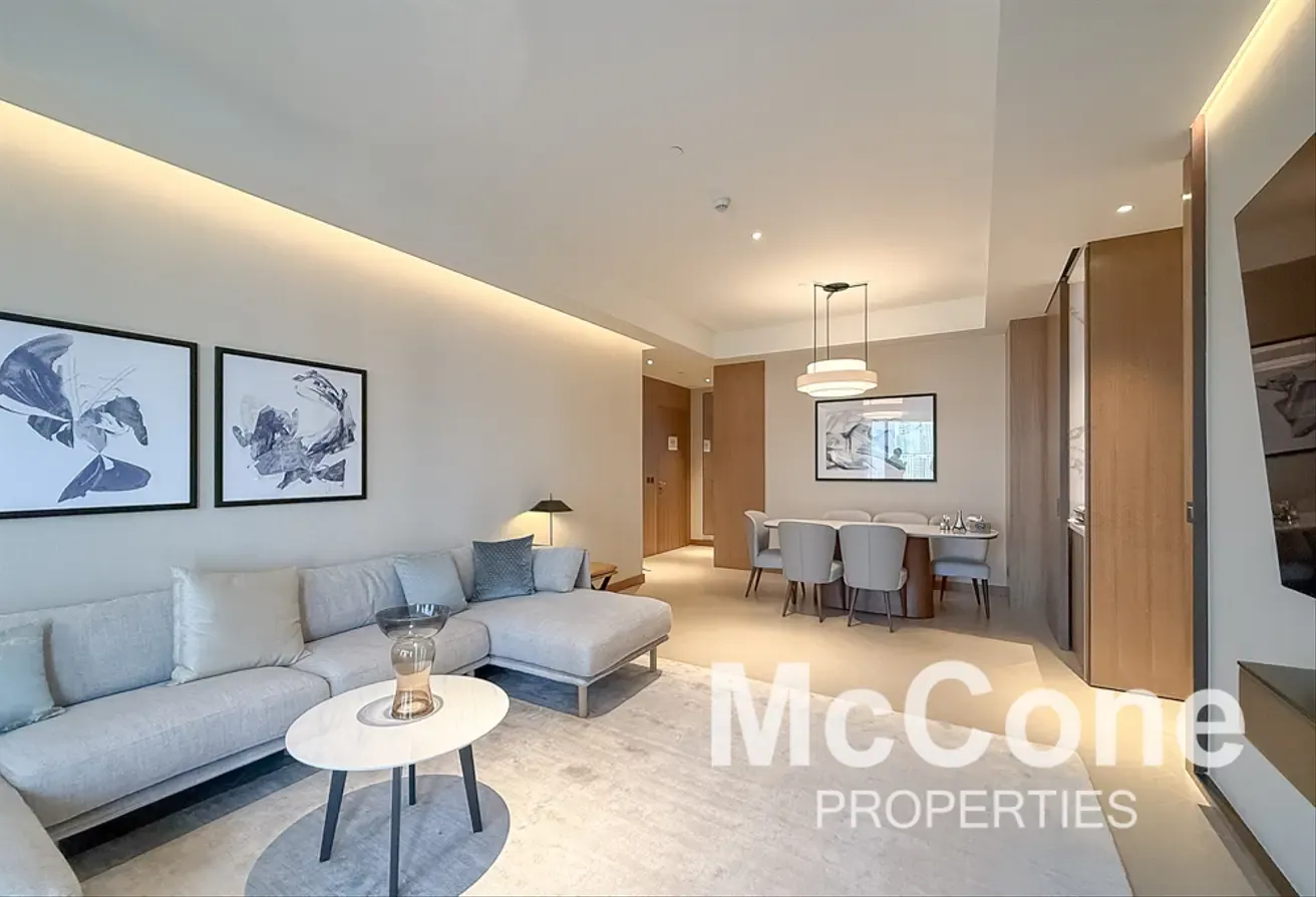 Furnished | Fountain and Burj View | Hight Floor