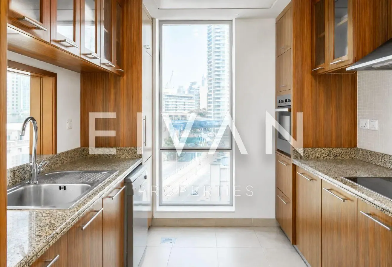 Spacious 1BR | Unfurnished | Attessa Dubai Marina