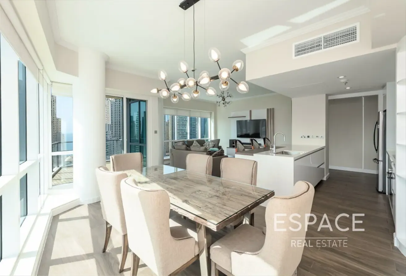 Upgraded 2 Bed | Marina View | High Floor