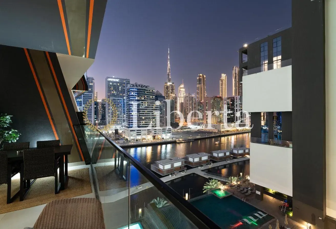 Burj Khalifa and Canal View | Fully Furnished