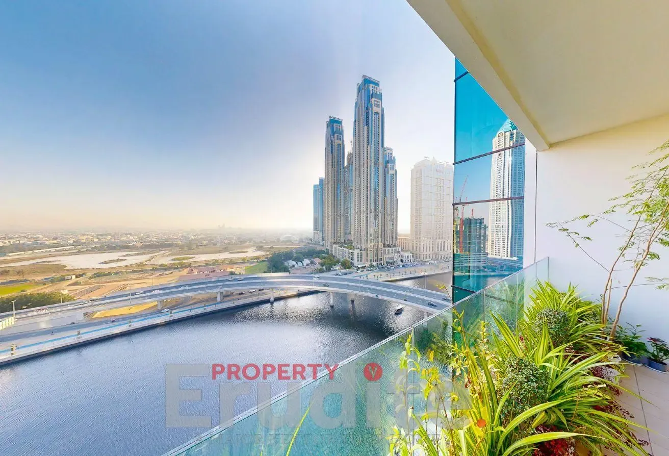 Waterfront 3BR+Maid | Private Lift | Canal View