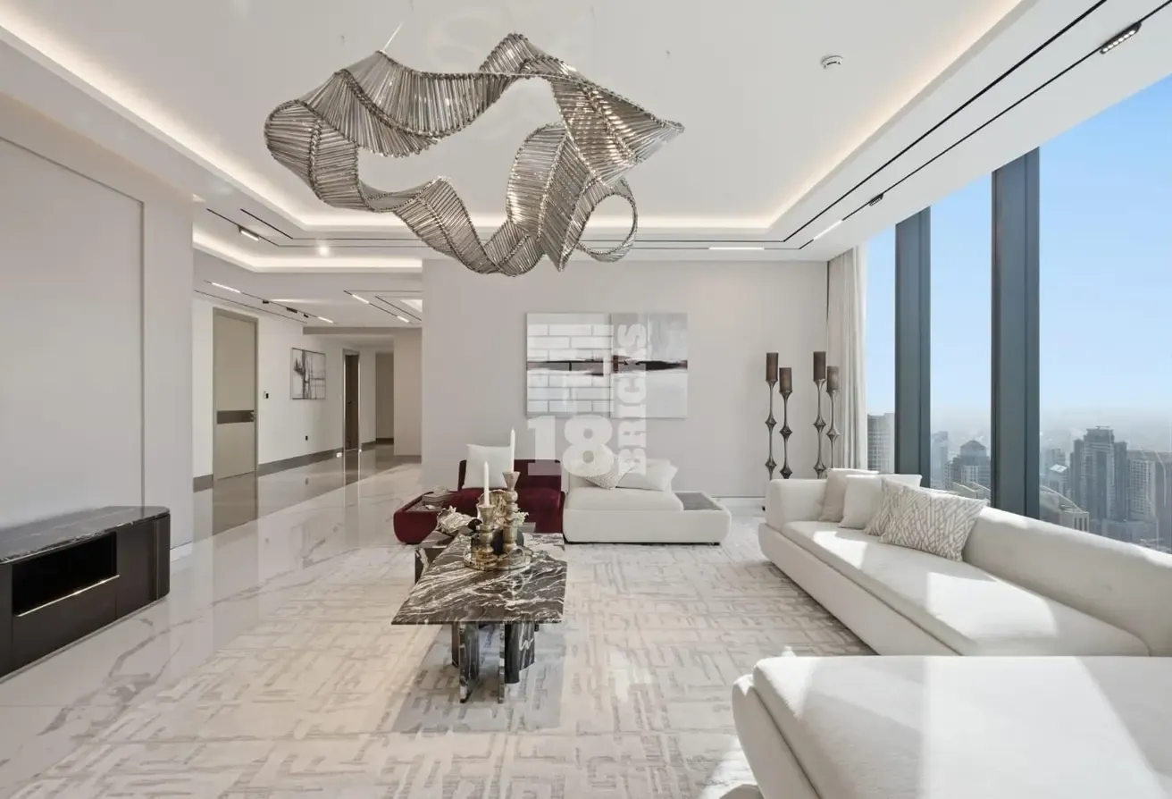 Fully Furnished 4 Bed + Maid High Floor