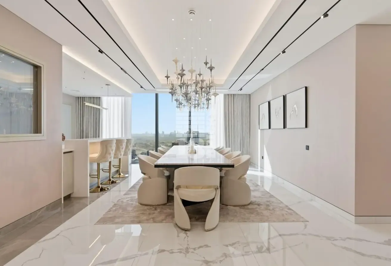 Fully Furnished 4 Bed + Maid High Floor