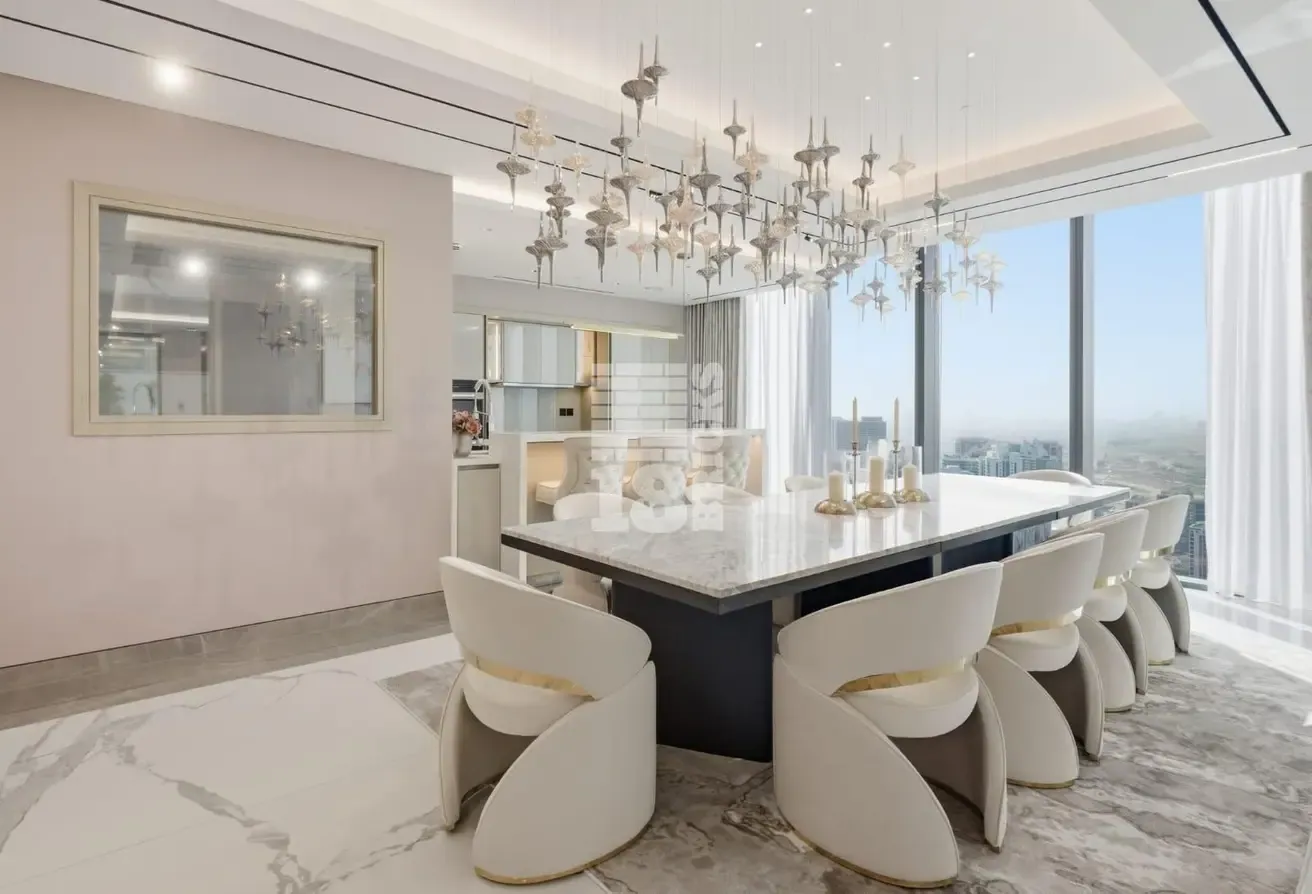 Fully Furnished 4 Bed + Maid High Floor