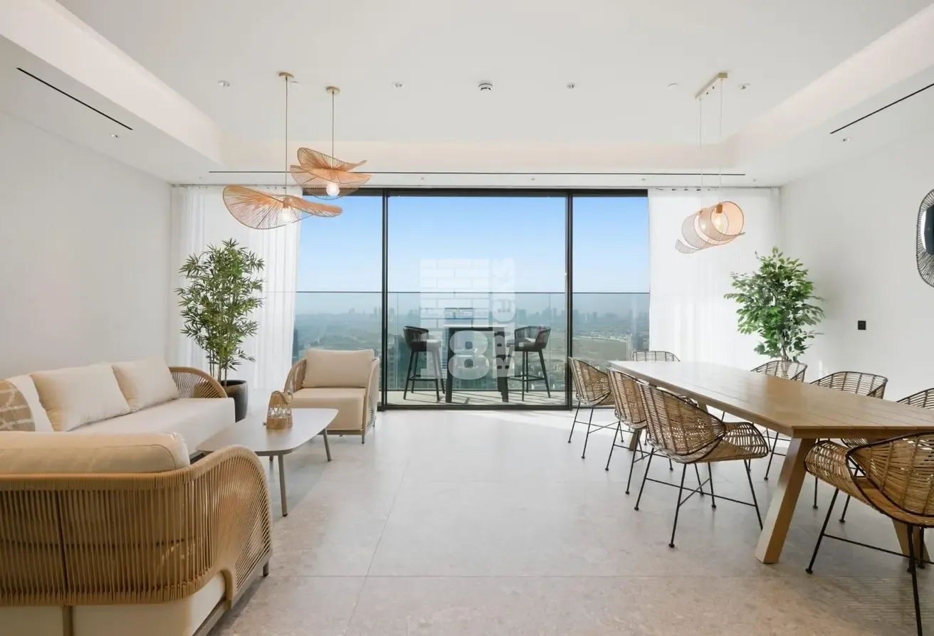 Fully Furnished 4 Bed + Maid High Floor