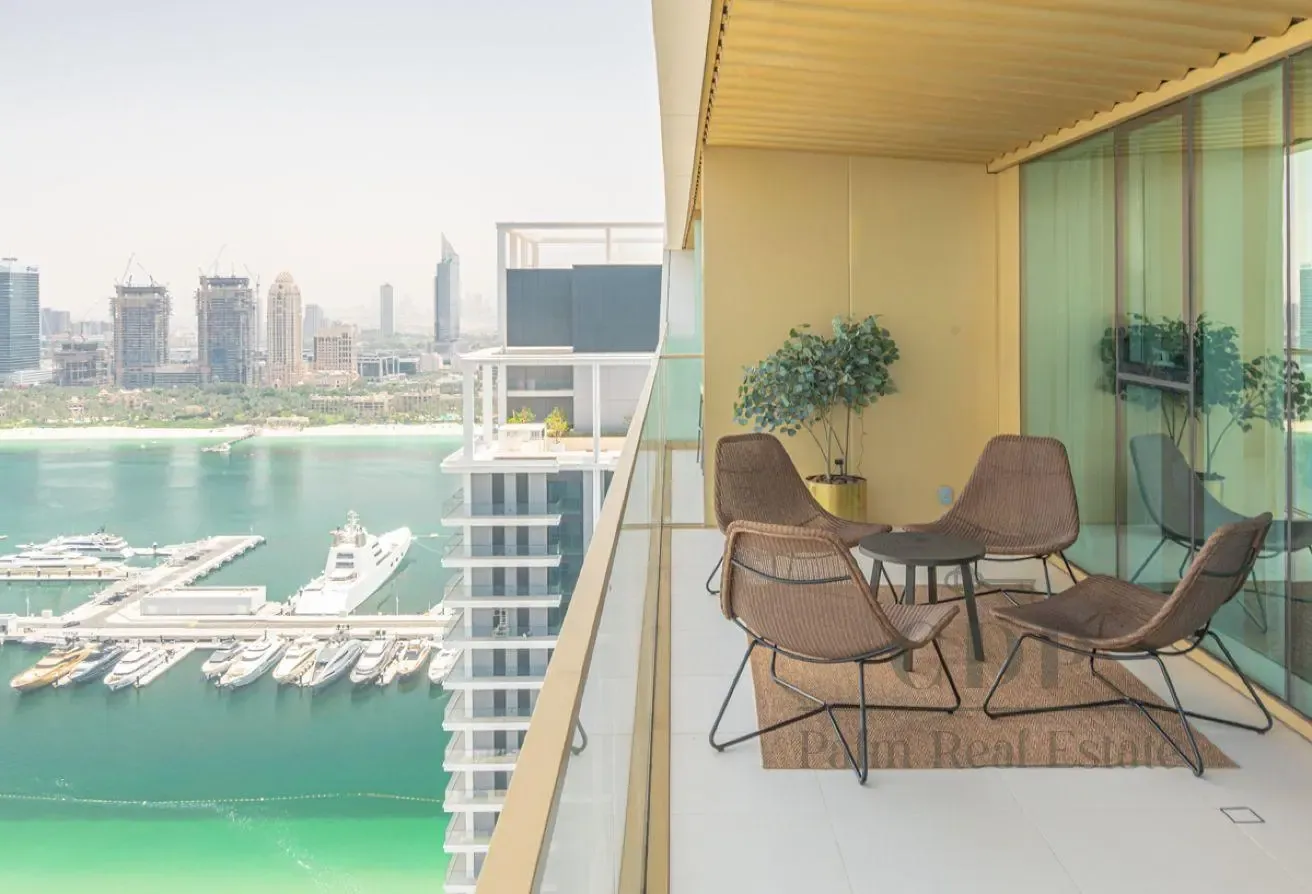 Two Bedroom Furnished Full Sea View High Floor Top