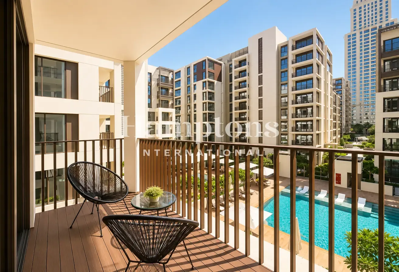 Luxury Furnished | Stunning pool view | Vacant