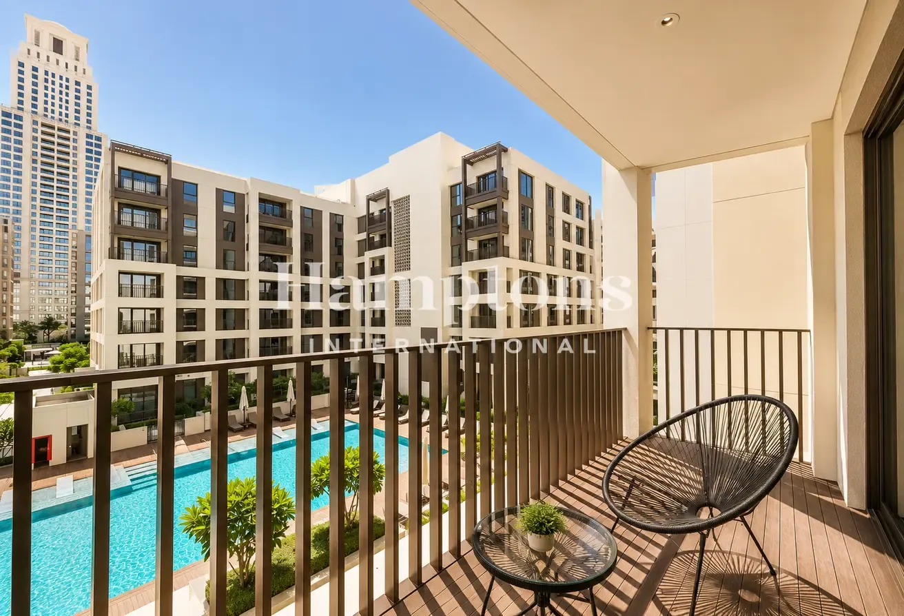 Luxury Furnished | Stunning pool view | Vacant