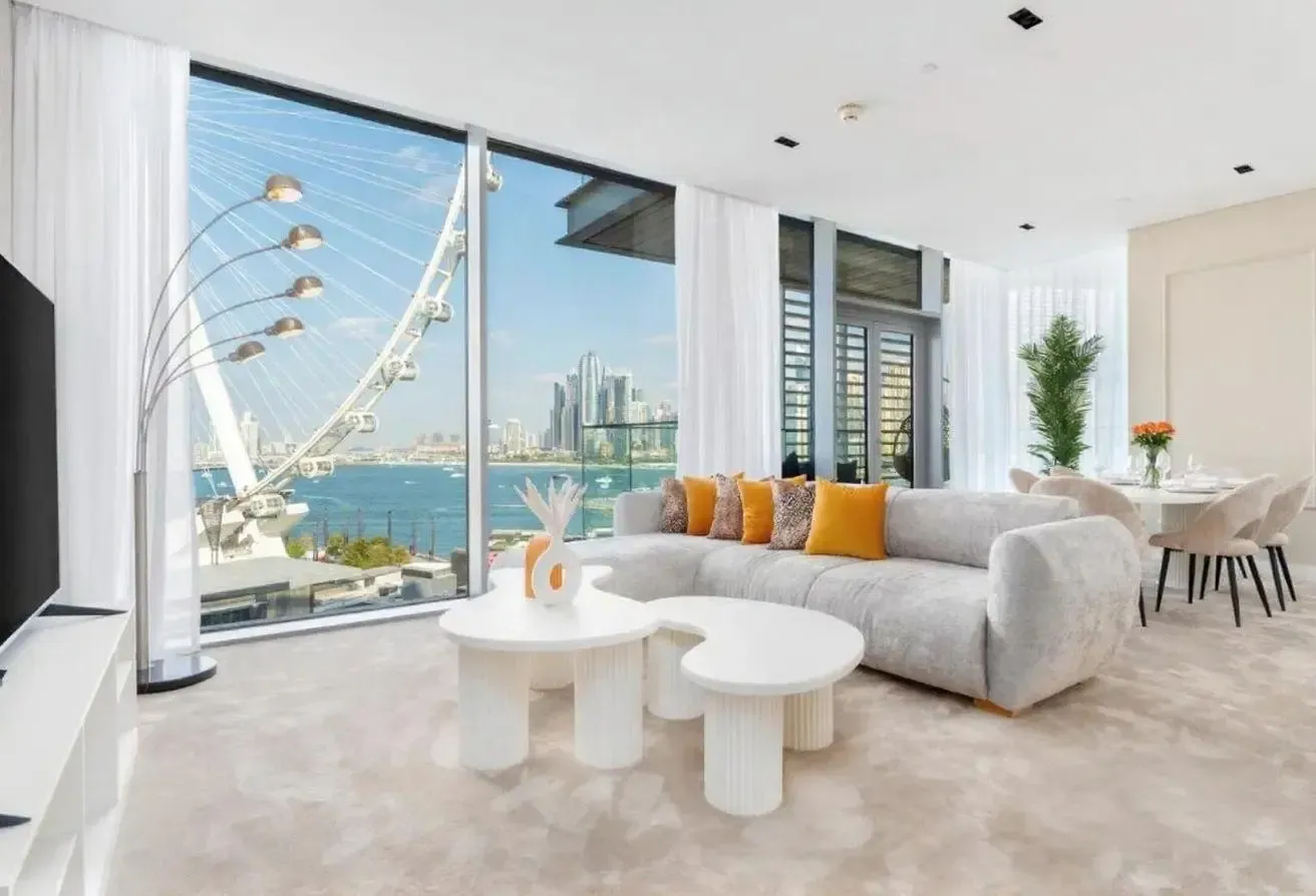 High floor | Amazing view | Furnished | Maid room