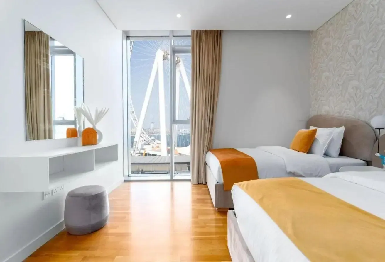 High floor | Amazing view | Furnished | Maid room