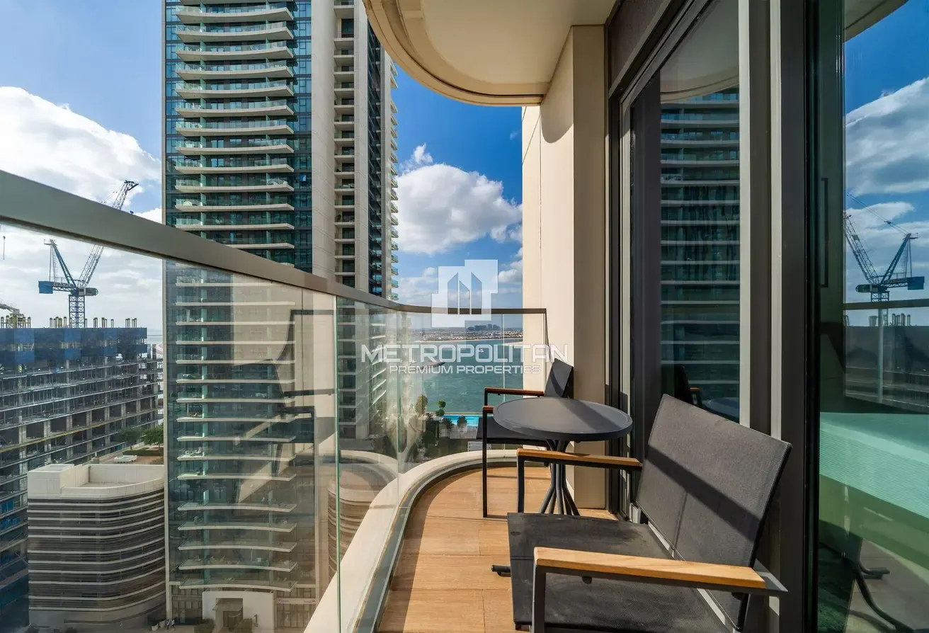Palm and Marina View I Vacant I Furnished By Emaar