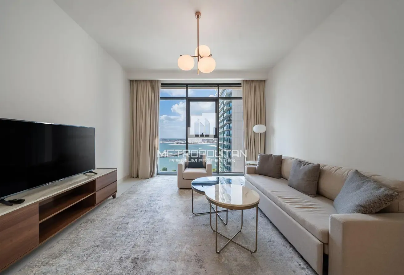 Palm and Marina View I Vacant I Furnished By Emaar