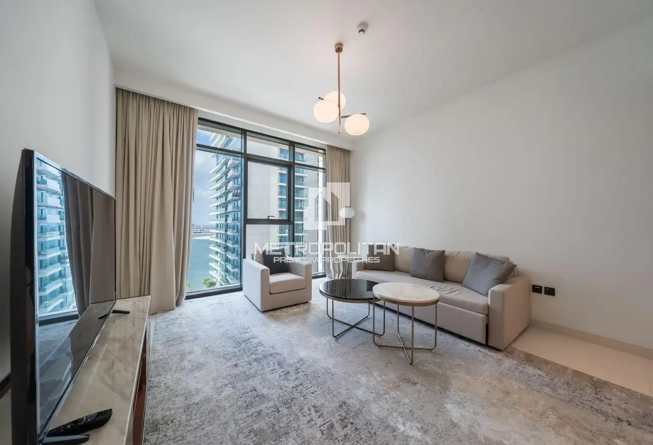 Palm and Marina View I Vacant I Furnished By Emaar
