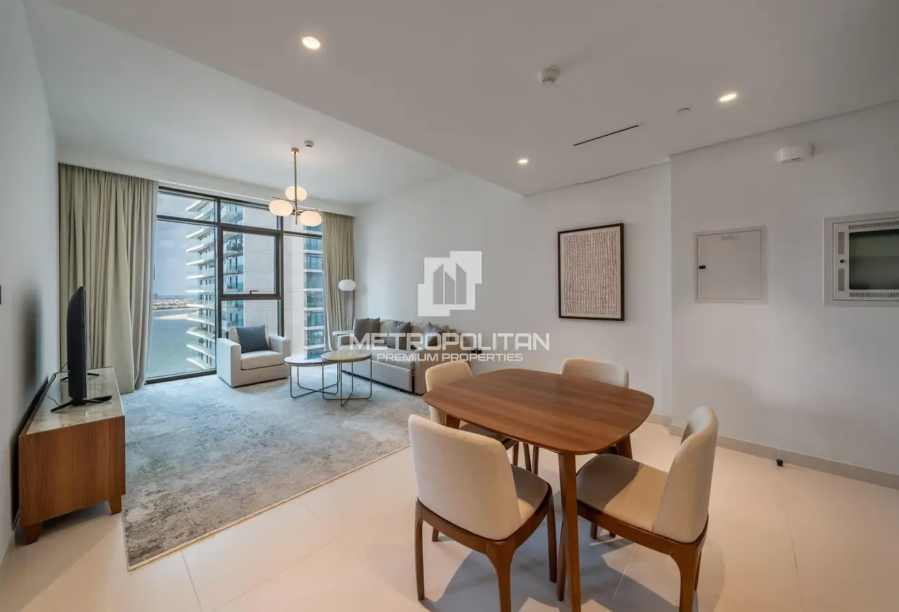 Palm and Marina View I Vacant I Furnished By Emaar