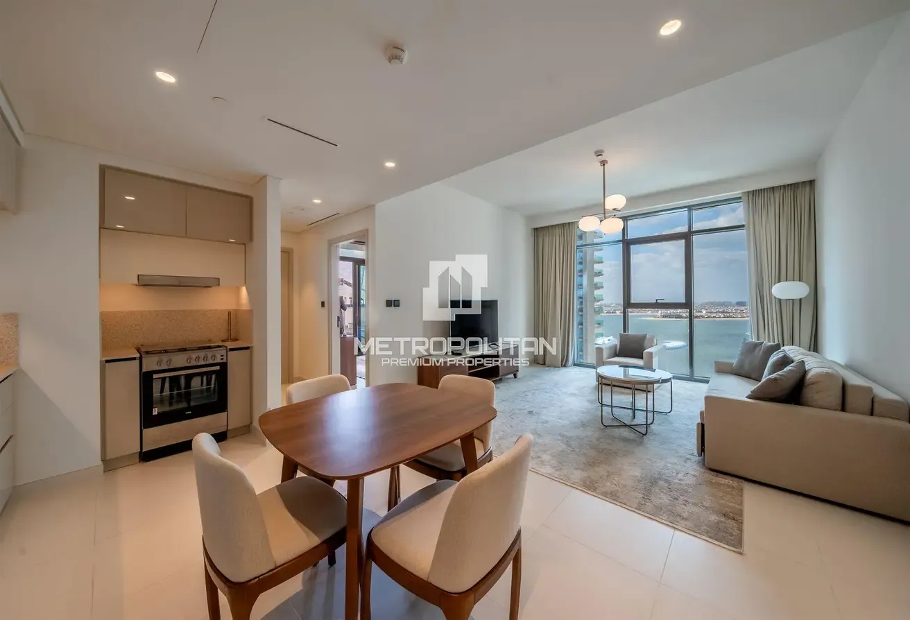 Palm and Marina View I Vacant I Furnished By Emaar
