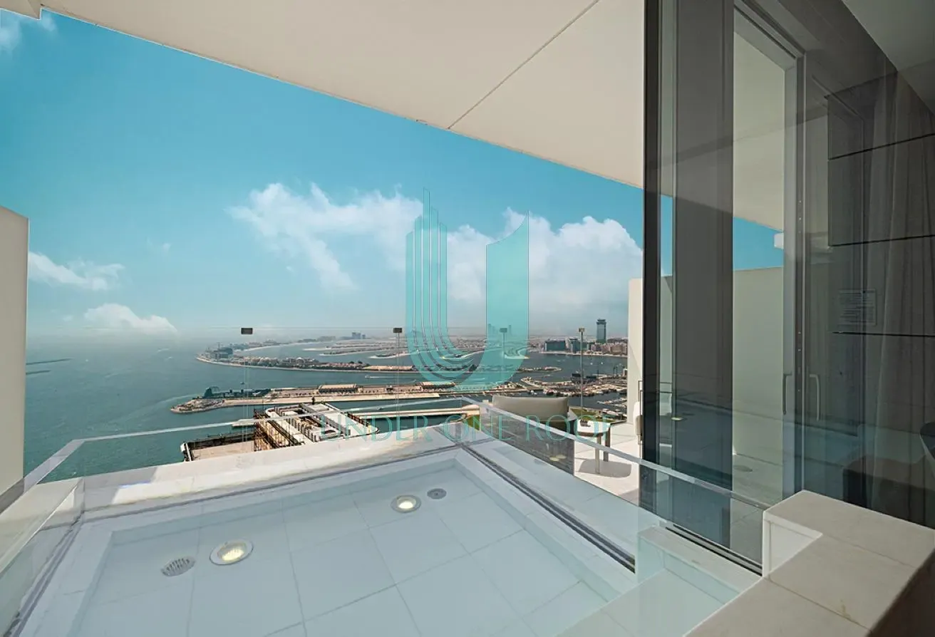 Furnished 1BR l Beachfront Luxury l Full Sea Views