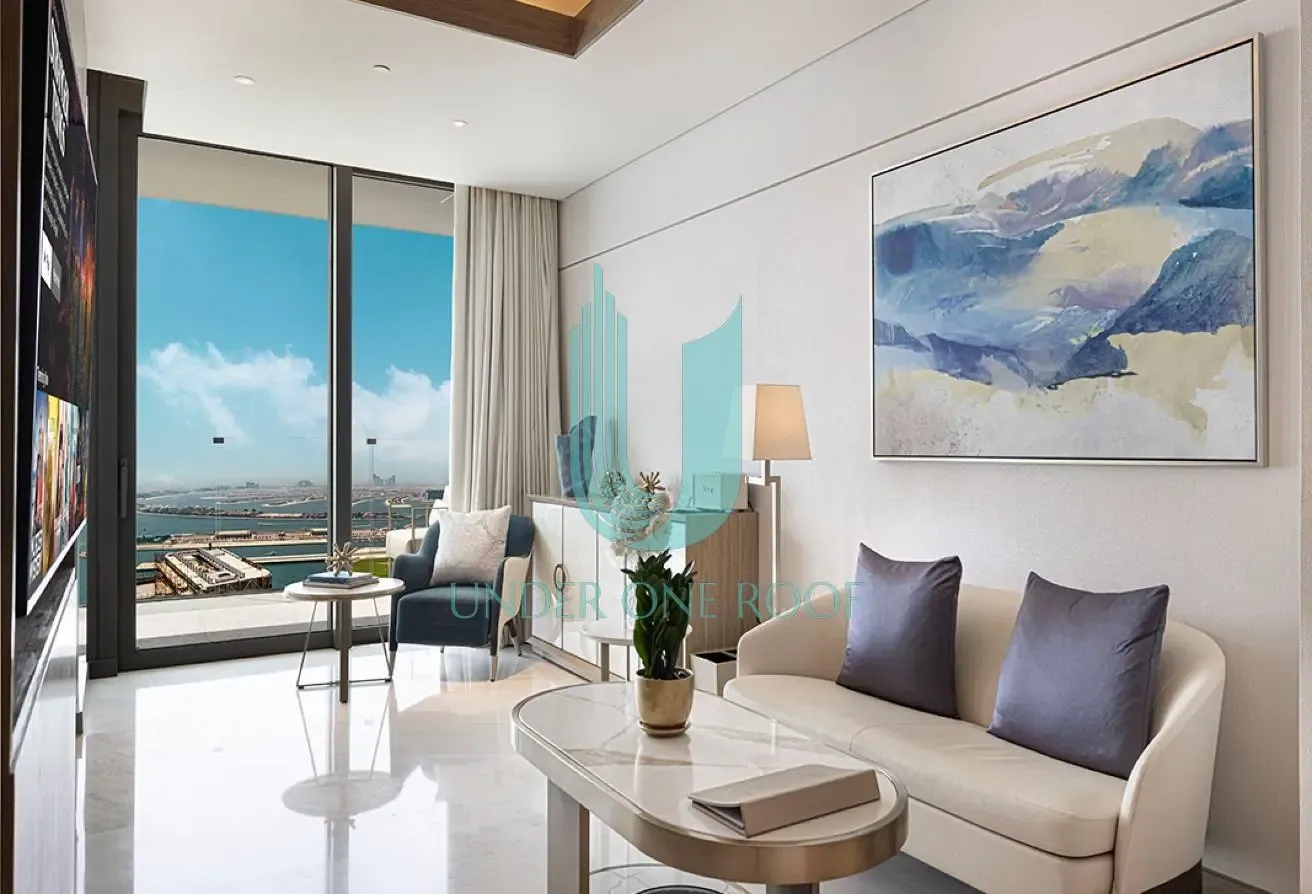 Furnished 1BR l Beachfront Luxury l Full Sea Views