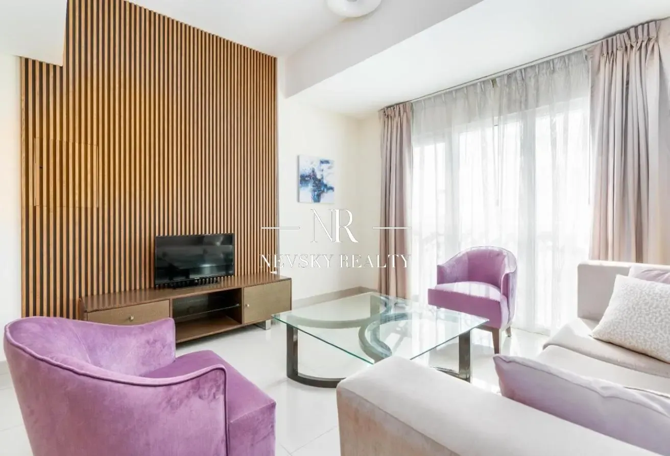 Fully Furnished 2BR | Podium Level | Near Metro