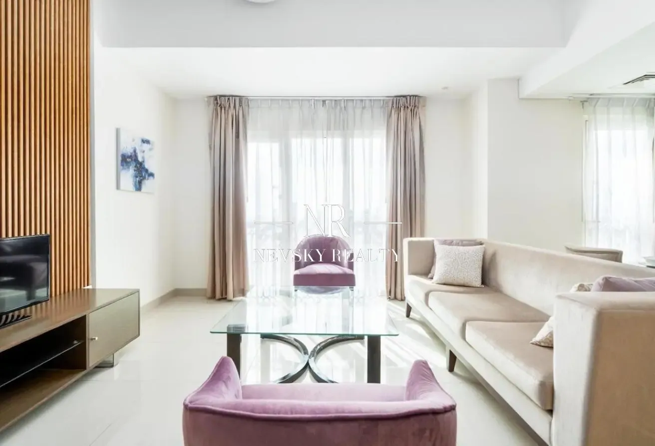 Fully Furnished 2BR | Podium Level | Near Metro