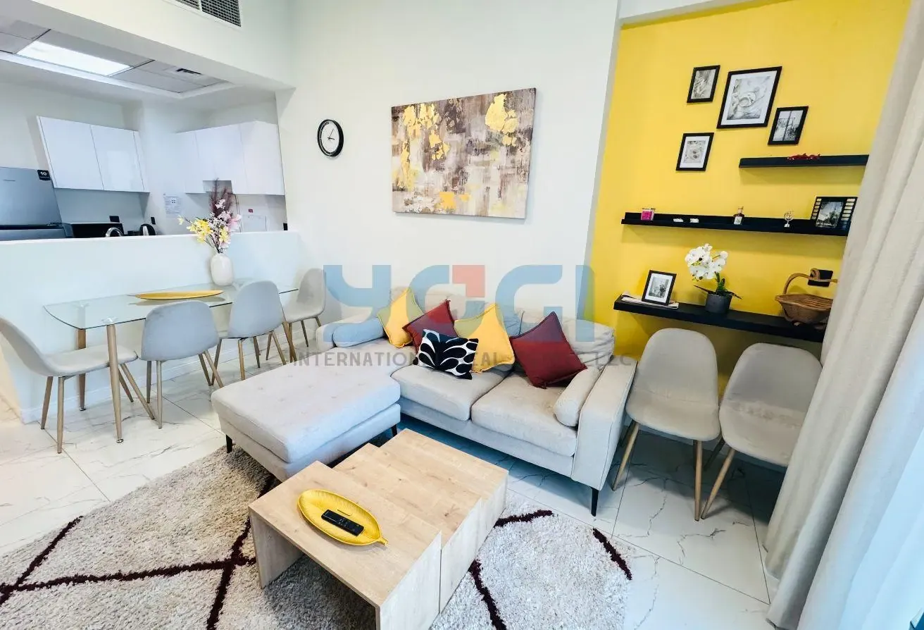Furnished 1BR | Near Metro | Pool View