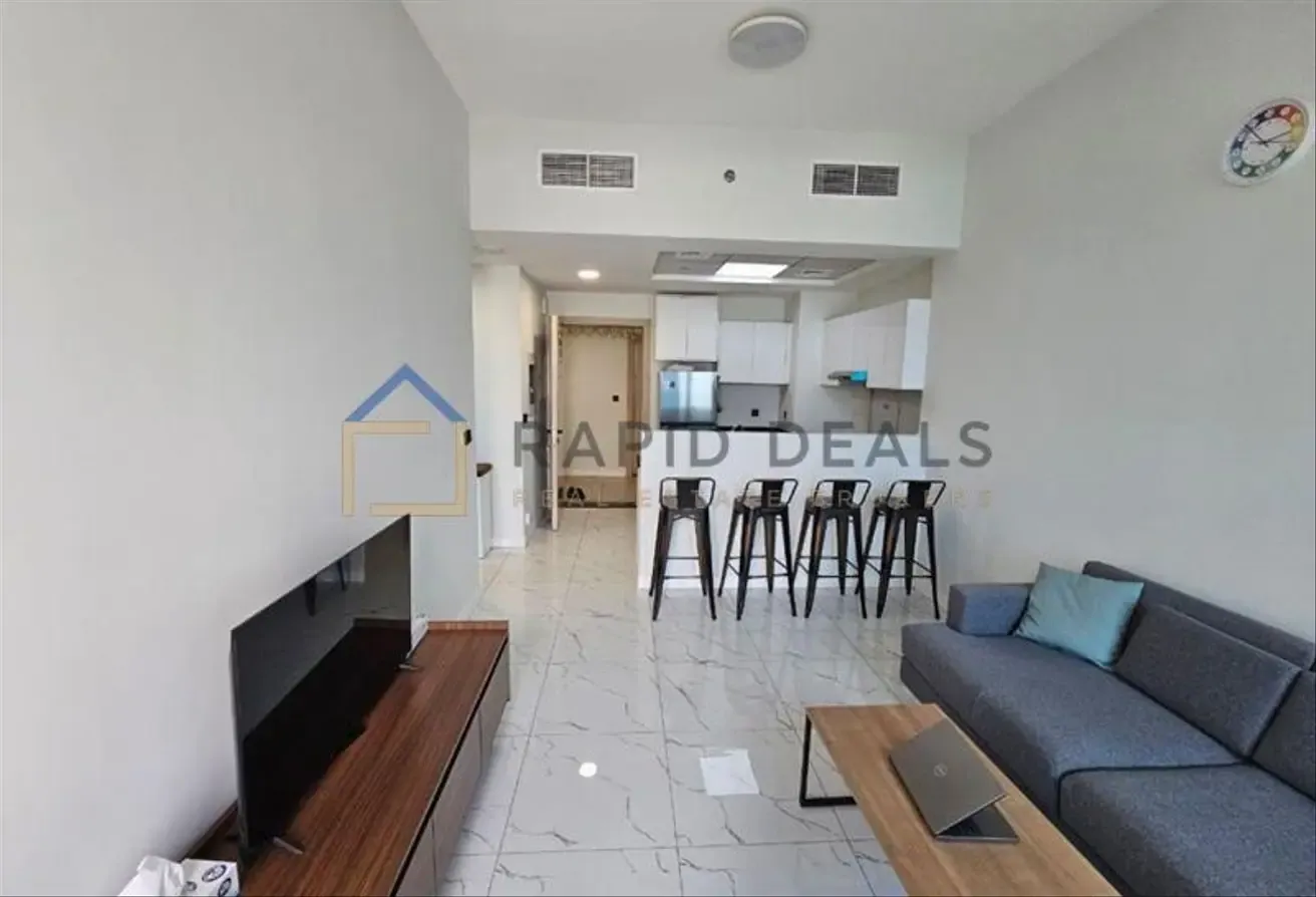 High-Floor 1BR Furnished Apartment - Near Metro