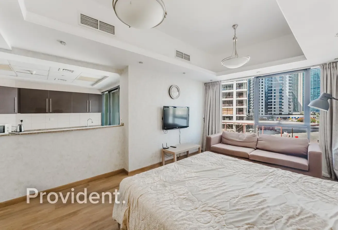Furnished Studio | Near Metro | Balcony