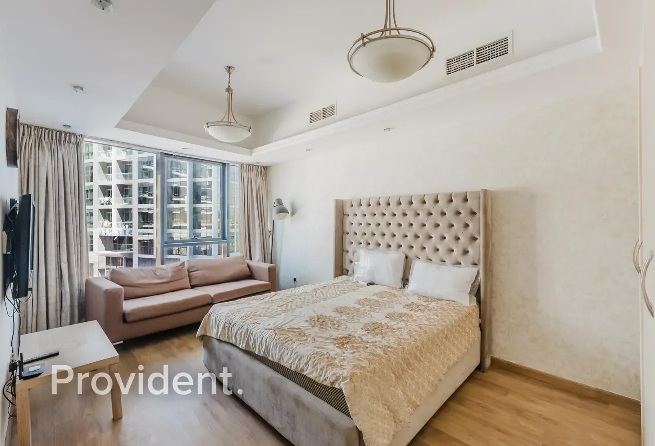 Furnished Studio | Near Metro | Balcony