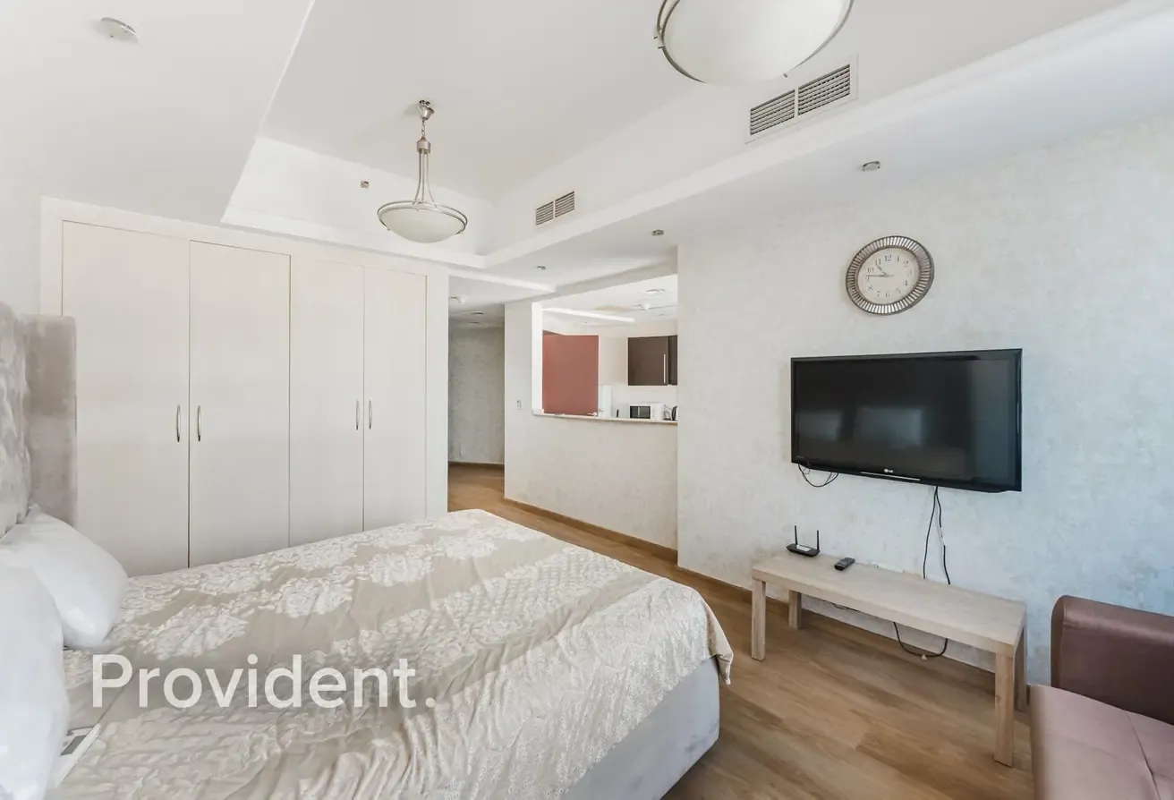 Furnished Studio | Near Metro | Balcony