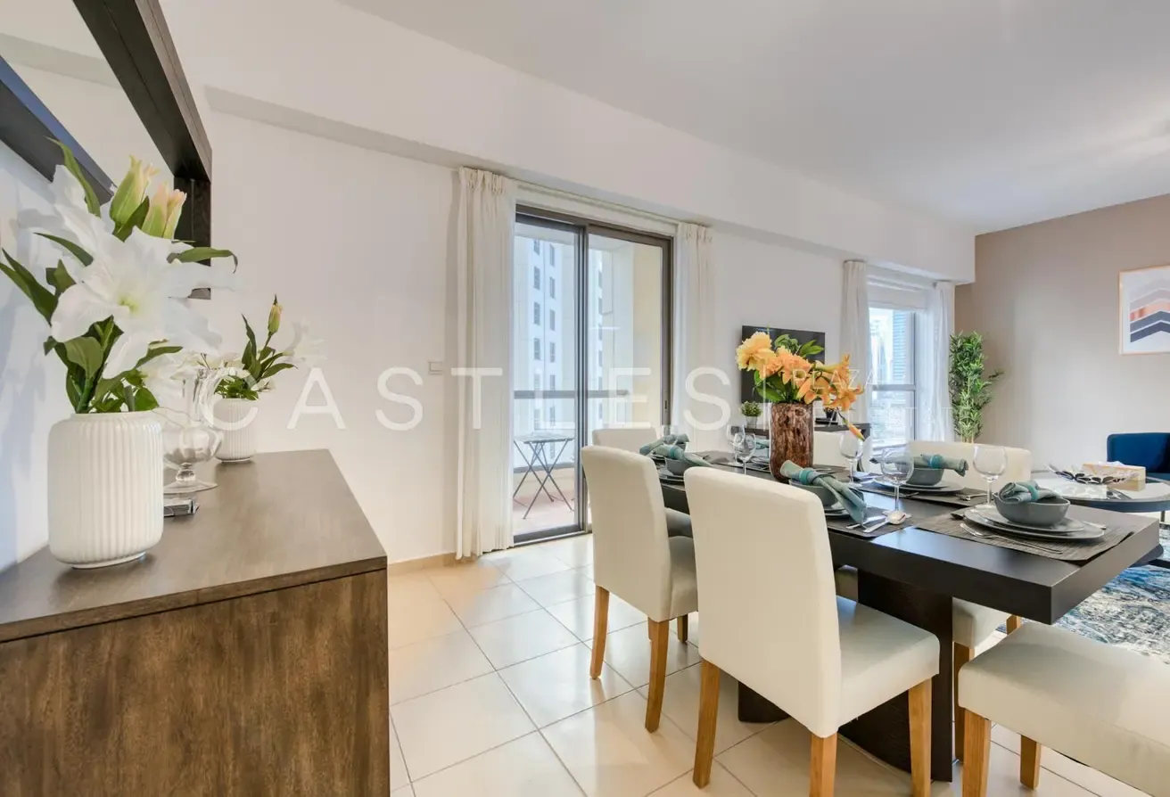 1BR Upgraded & Furnished | Marina View | Ready