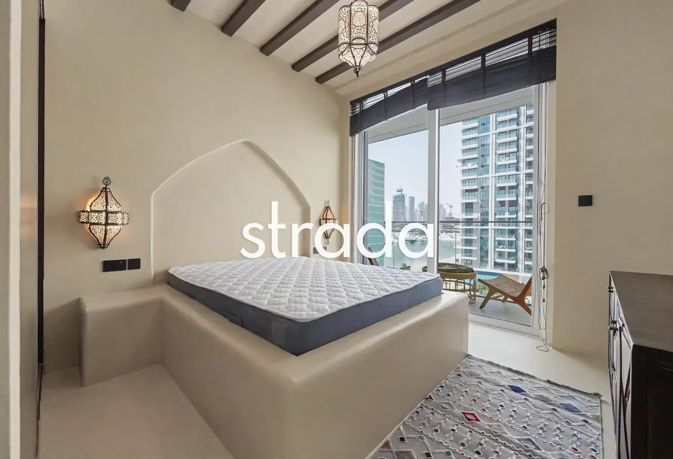 Moroccan finishing | Partial marina views | vacant