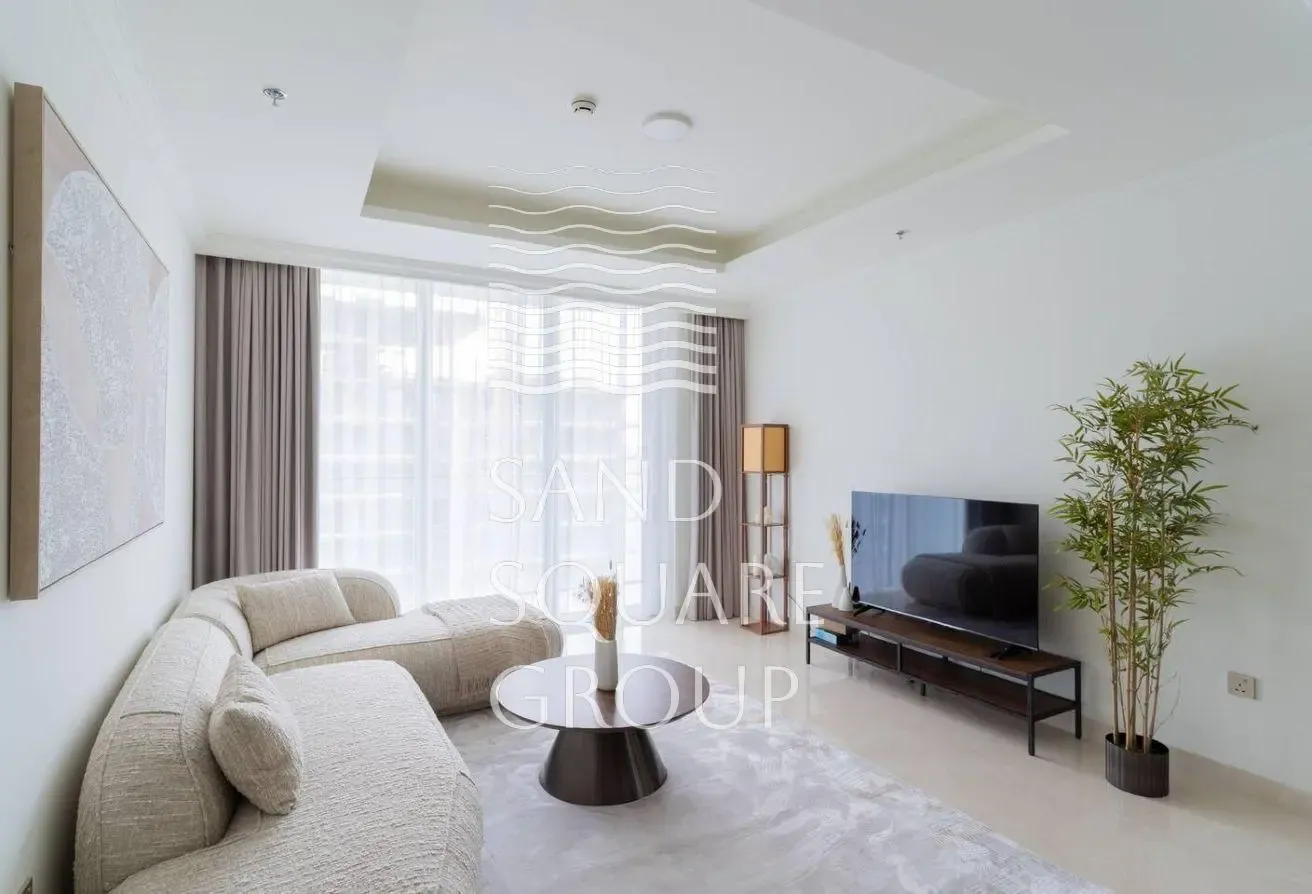 Furnished 1BR | Private Beach | Sea View