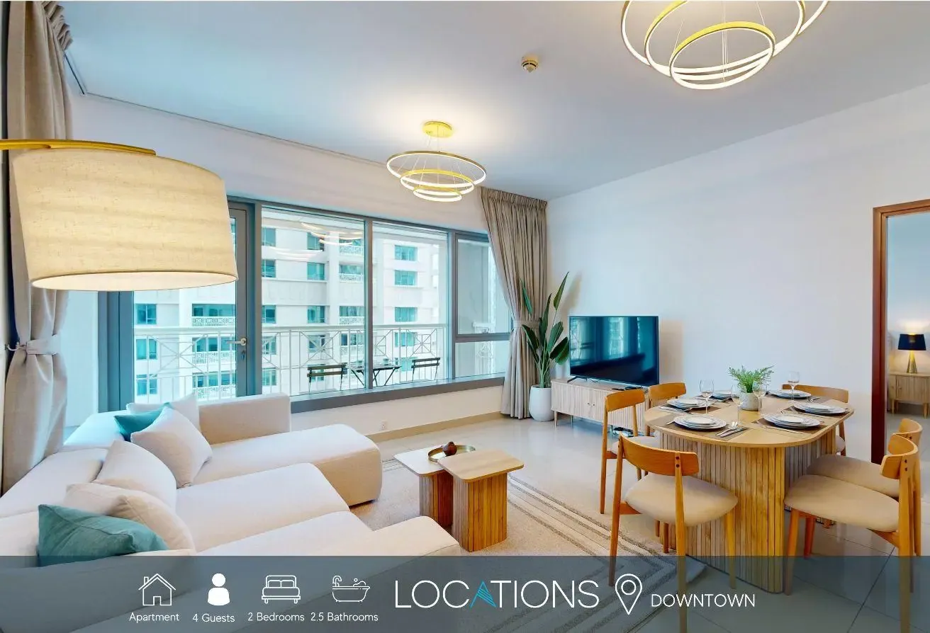 29 Boulevard 1 - Two Bed with Partial Burj View