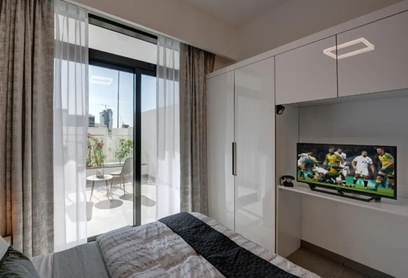 Spacious studio with big terrace| Fully furnished