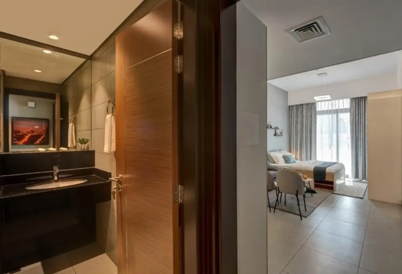 Spacious studio with big terrace| Fully furnished