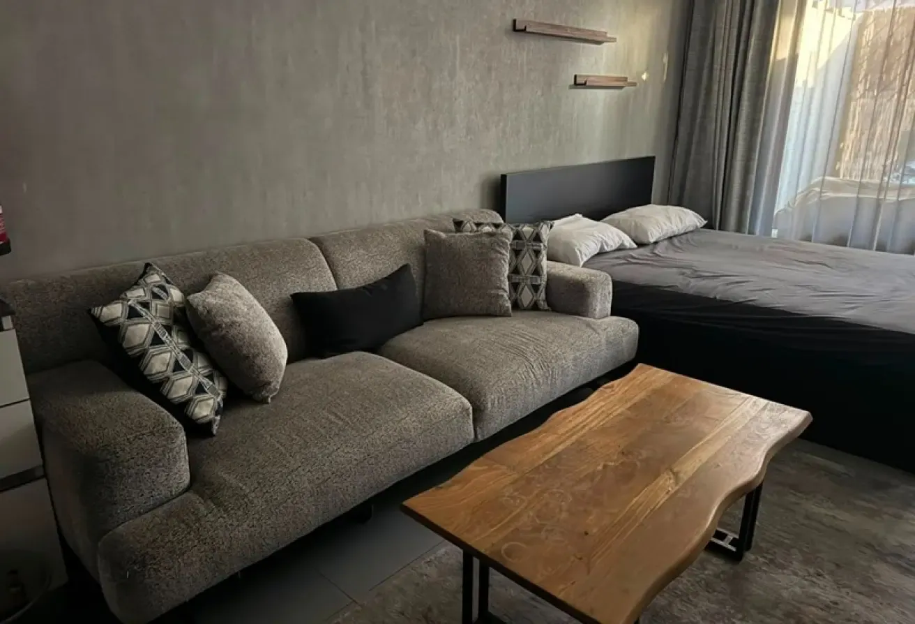 Spacious studio with big terrace| Fully furnished
