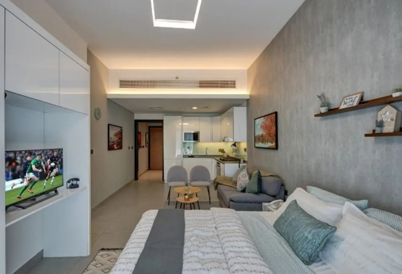 Spacious studio with big terrace| Fully furnished