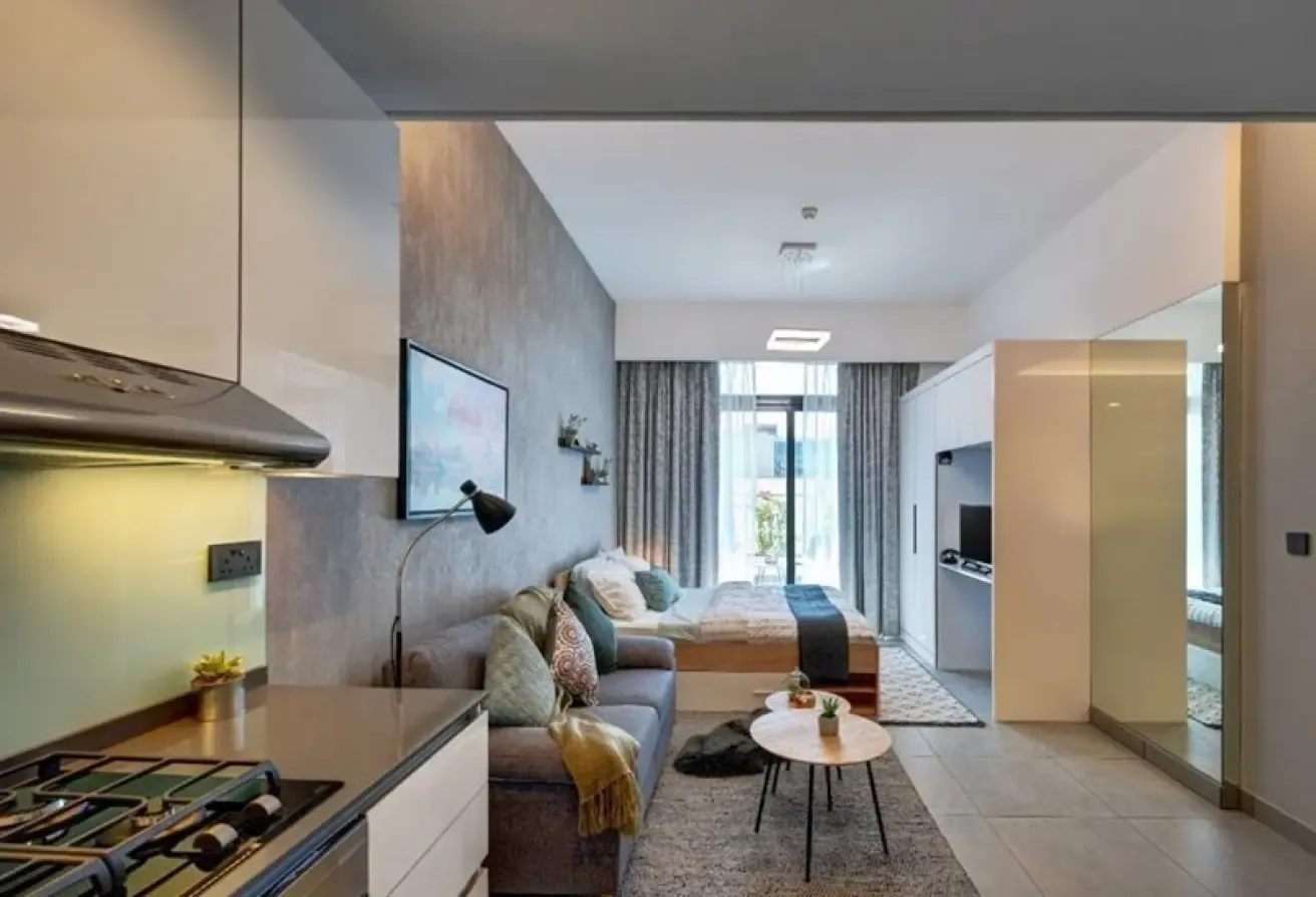 Spacious studio with big terrace| Fully furnished
