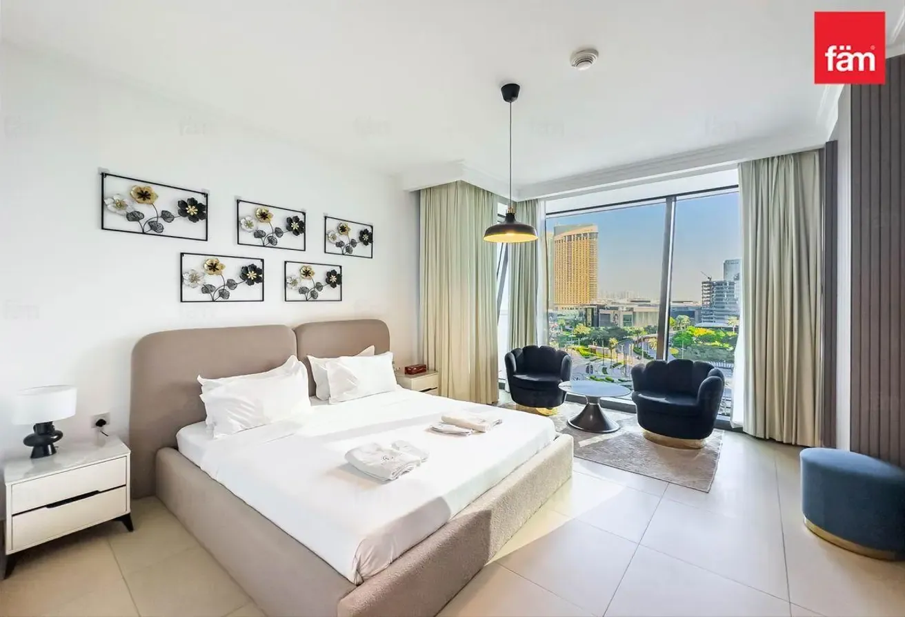 Full Burj Khalifa View | Chiller Free | Big Layout